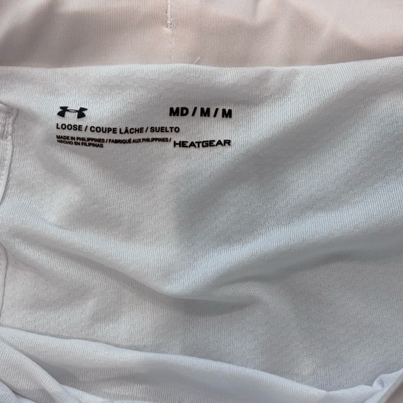 Under Armour White Athletic Shorts - Picture 2 of 2